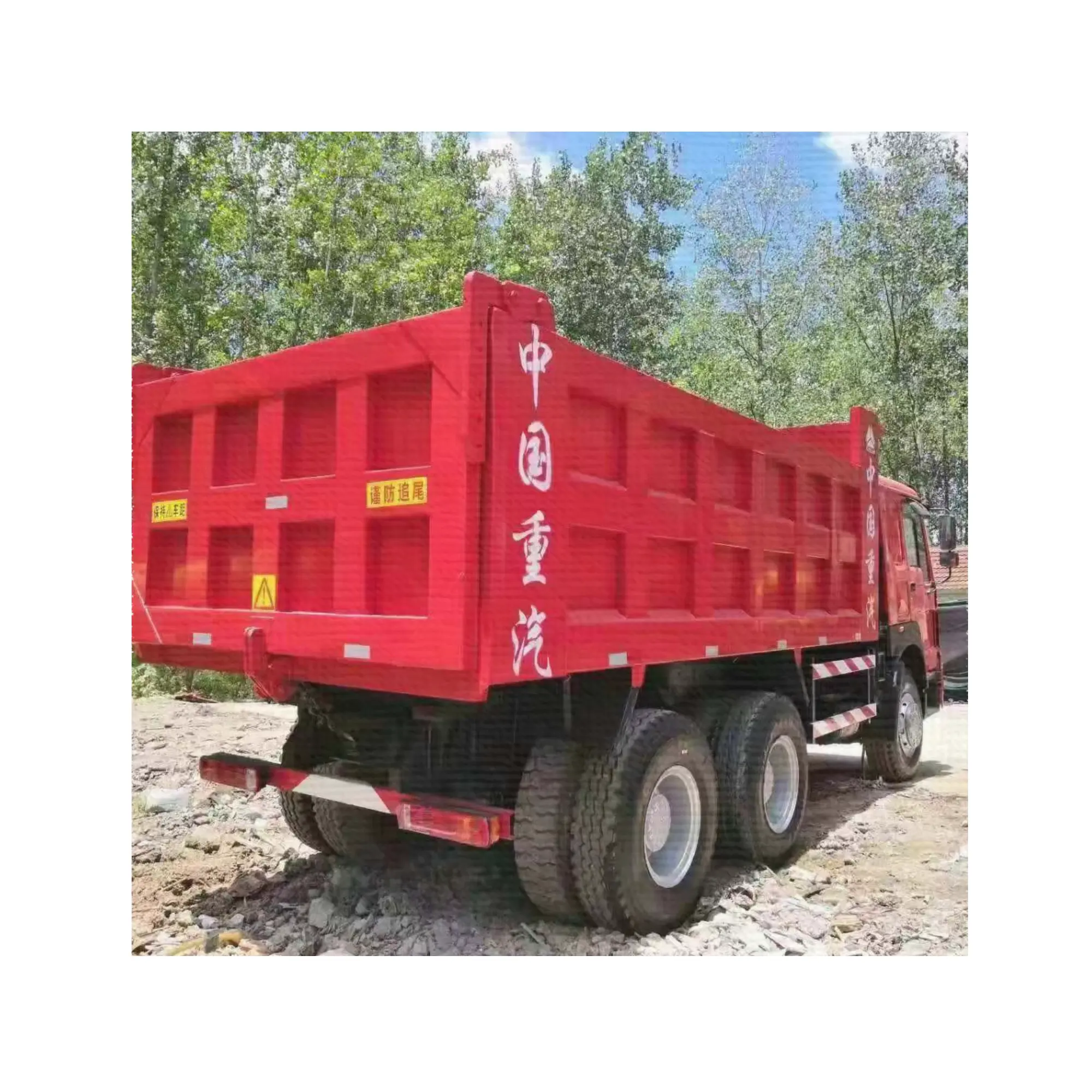 Duurzame Machine Voor Lange Tijd Gebruikte Howo Dump Truck Loader Truck 10 Wielen Te Koop