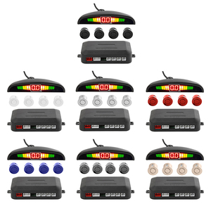 Car <strong>Reverse</strong> Parking <strong>Sensor</strong> <strong>Wireless</strong> Car Parking Assist <strong>System</strong> Auto Rear Reversing Radar Ultrasonic LED Kit 4 <strong>Sensors</strong> - Product Image 2