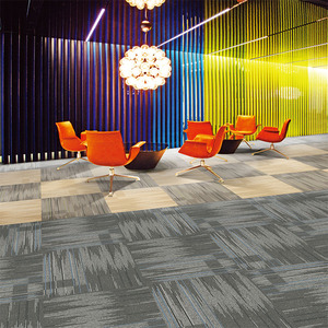 Autovi Polypropylene văn phòng broadloom Thảm Jacquard thương mại striated Thảm gạch - Product Image 5