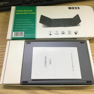 Epro B033键盘俄语/西班牙语/阿拉伯语迷你可折叠键盘，带触摸板无线键盘，适用于视窗安卓手机电脑 - Product Image 3