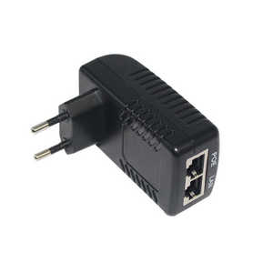 ギガビット802.3at1.5AIpカメラ入力Rj45電源24V1Aインジェクター回路ウォールスイッチ10/100Mパッシブ48V12VPoeアダプター
