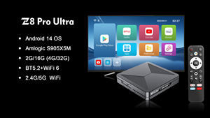 2025 mới Z8 Pro Ultra x5m Amlogic s905x5m Android 14 ai TV Box 4GB <span class=keywords><strong>RAM</strong></span> 64GB ROM 2.4G 5g Dual Wifi TVBOX 4k thông minh Android hộp - Product Image 4