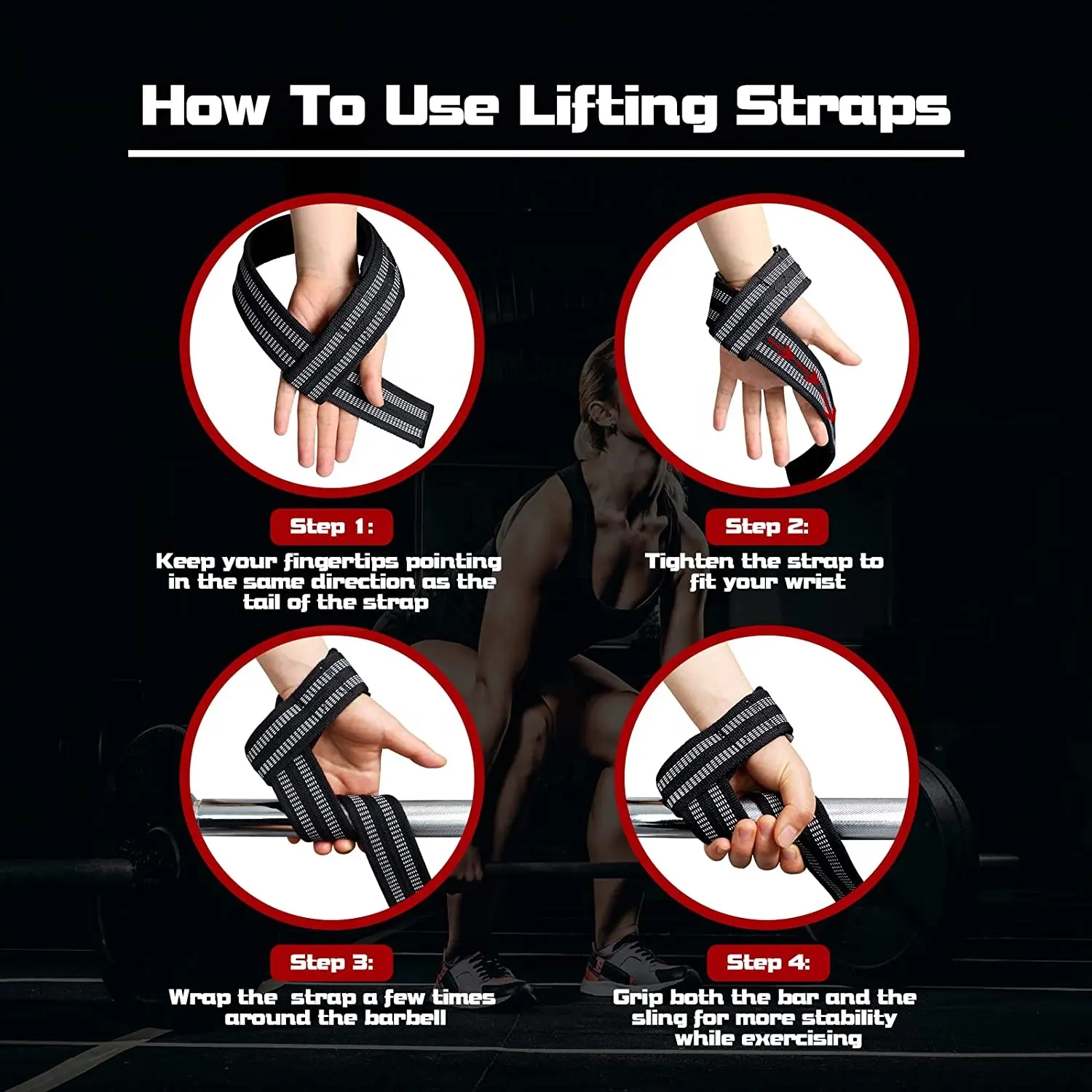 Ремни для тяжелой атлетики, запястья для тяжелой атлетики и поддержки для тренировок в тренажерном зале