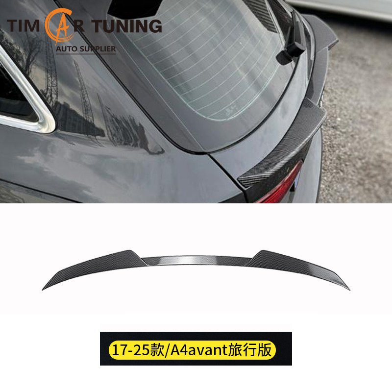 Alerón Trasero con Patrón de Fibra de Carbono (17-25 A4 Avant)