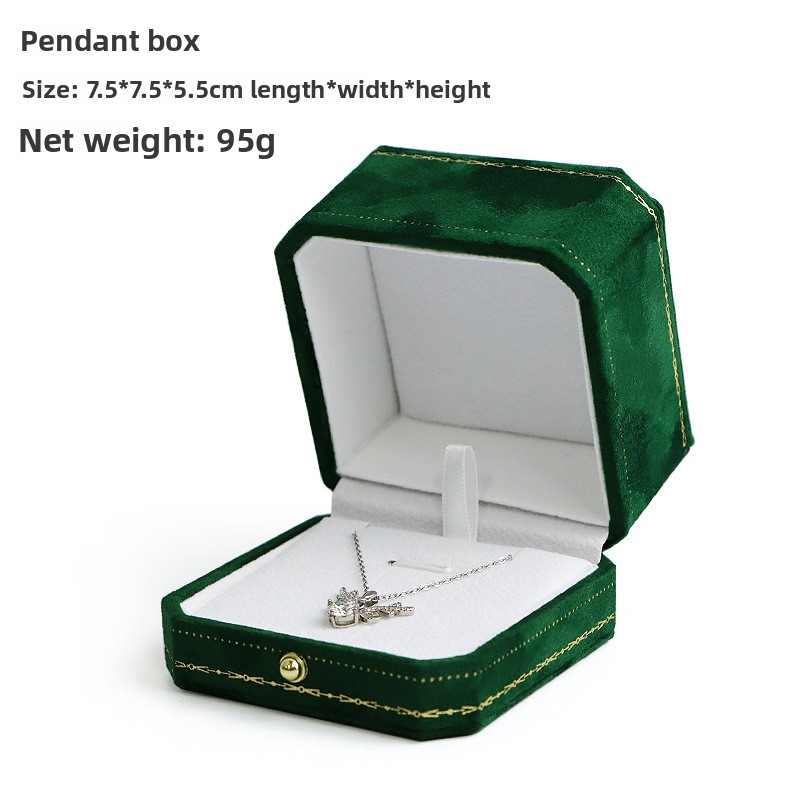 Dark green pendant box