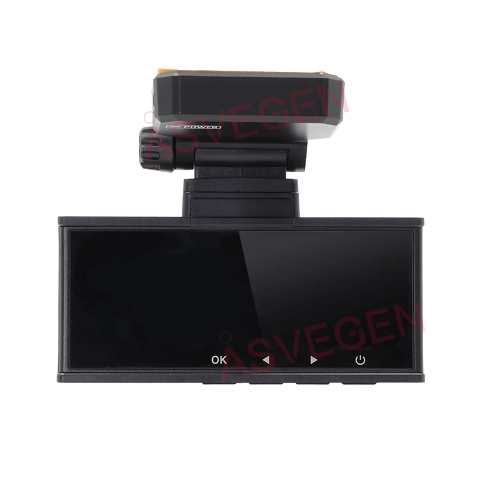Kamera dasbor mobil hitam 3.16 inci, kamera dasbor HD 2160P sudut lebar 150 derajat, perekam Video DVR sensor-g