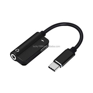 USB Type-C音频充电适配器Type C公到3.5毫米母耳机插孔