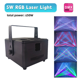 5W RGBW三维动画DJ迪斯科派对激光发光二极管光源DMX512/DMX控制