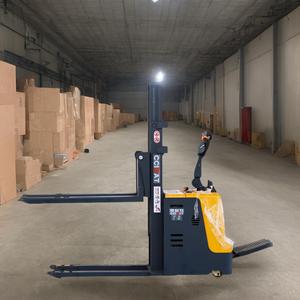 Haizhili Empilhador Elétrico Forklifts 2 ton 1.6m <span class=keywords><strong>Container</strong></span> Mastro Material <span class=keywords><strong>Handling</strong></span> Equipment Bateria Operado Walkie Empilhador