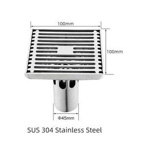 AMAXO Bath Lavatory Super Circular Drainage Drainage Floor Drain <strong>Filters</strong> Against the Stench Floor Drain
