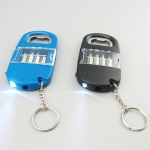 プロモーション用の栓抜きキーチェーンツールセットを備えたミニ4in1多機能LEDドライバーキット - Product Image 4