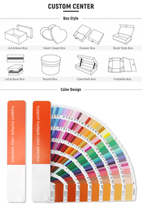 定制标志彩色纸板盒折叠半圆包装盒儿童礼品礼盒 - Product Image 6