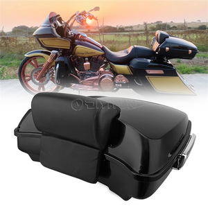 หางกล่องสำหรับ Harley Touring Street Electra Road King CVO 2014-2019,กล่องใบมีดโกนปากด้านบนพร้อมที่ล็อกแบบมีพนักพิง - Product Image 2