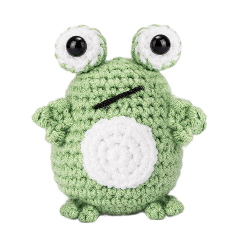 Grenouille vert clair debout-single