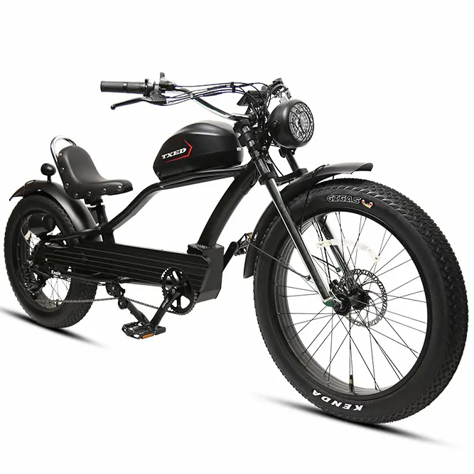 Chopper ebike fat tire e bicycle electric cruiser bike 26 chopper bici elettrica