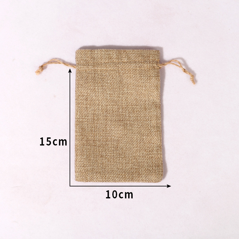 Corde de chanvre style 1015cm - Sac en chanvre - Couleur chanvre naturelle