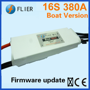 Flier 16s 380a rc esc Бесщеточный электронный контроллер скорости двигателя постоянного тока для радиоуправляемой лодки радиоуправляемой подводной лодки efoil - Product Image 5