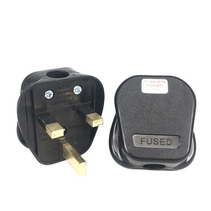 BS 3 Pin 250V 13 AMP sigorta fişleri İngiltere TypeG elektrik 1363 üst fiş sigortalı güç kablolama adaptörü 13a anma akımı için NFC ağ - Product Image 1