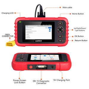 <strong>LAUNCH</strong> Original X431 CRP123X V2.0 OBD2 Diagnostic Tools Auto Engine OBD2 Machine Vehicle Coder Reader <strong>Scanner</strong> - Product Image 3