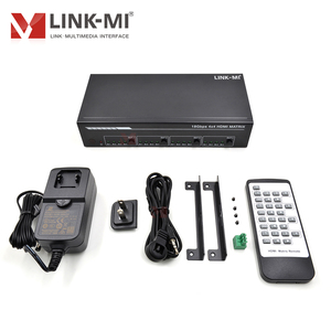 4x4 HDMI 2.0 Matrix Switcher mit flexiblem Umschalten von mehreren Eingängen auf mehrere Ausgänge, geeignet für den Studio gebrauch