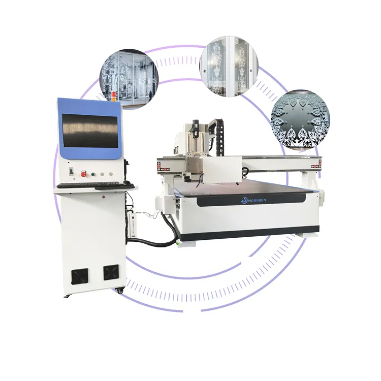 Yeni ürün CNC lazer kumlama makinesi cam buzlanma makinesi kaplama kaldırma ile kaliteli