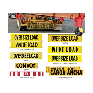 Dài Xe Trailer Road <span class=keywords><strong>Banner</strong></span> Tải Rộng Quá Khổ Tải Phía Trước Phản Quang Biểu Ngữ Strips Vật Liệu - Product Image 6