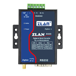 zigbee gateway industrielle drahtlose neueste technologie modbus rs485 ethernet zu rs485 ZLAN9500 - Product Image 1