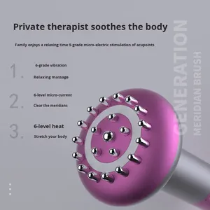 Dispositif de ventouses à pression négative Brosse méridienne électrique Table de massage à domicile - Product Image 5