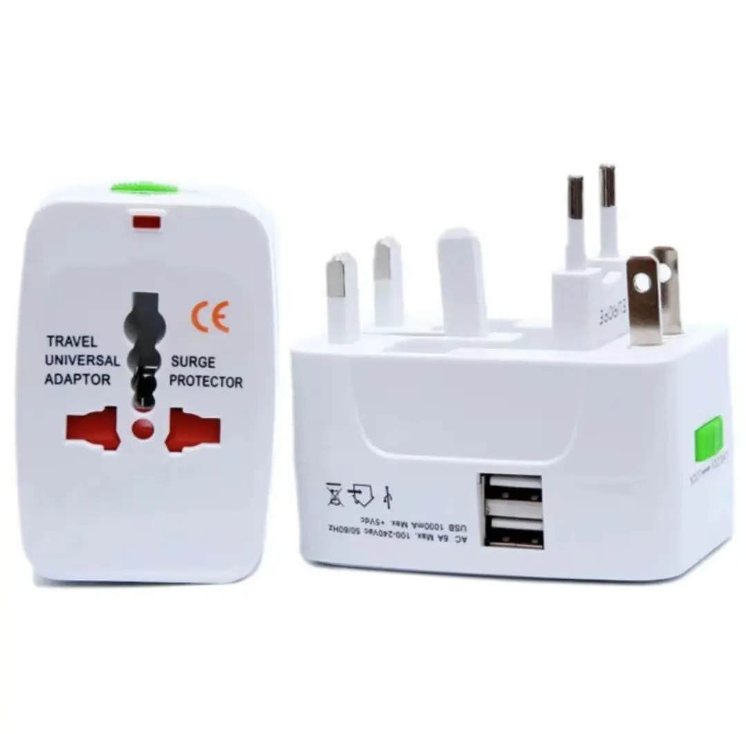 Newest technology Electrical Plug Socket USB Travel Adapter Worldwide Charger Type-C port 4 USB universal Adaptor