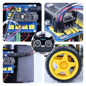 Fabbrica conveniente prevenzione degli ostacoli Smart Robot Car V2.0 IDE C ++ programma Smart Robot Car Robotics Starter Kit