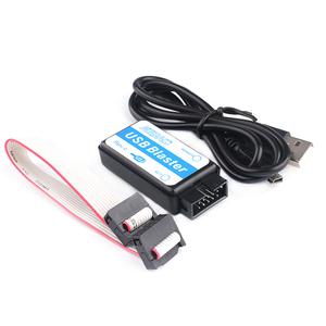 USB Blaster Mini Cable USB Cable de conexión JTAG de 10 pines para programador CPLD FPGA NIOS JTAG compatible con todo para dispositivo ATLERA