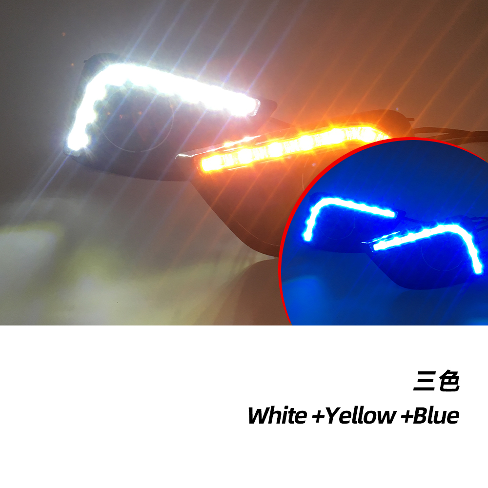 White Yellow Blue