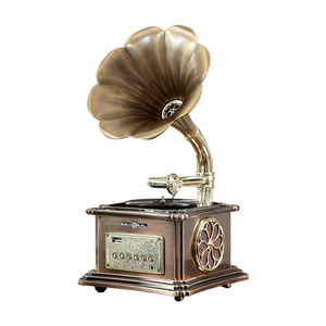 Vintage Bluetooth giradischi in vinile con USB MP3 Multi funzione Retro altoparlante giradischi - Product Image 1