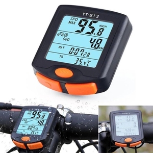 防水バイクデジタル速度計オドメーターサイクリングストップウォッチバックライト付きLCDディスプレイ自転車コンピュータ - Product Image 2