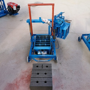 Máquina de fabricación de bloques de enclavamiento manual a la venta, utilizada para hacer bloques de formación de ladrillos de arena de cemento hueco - Product Image 2
