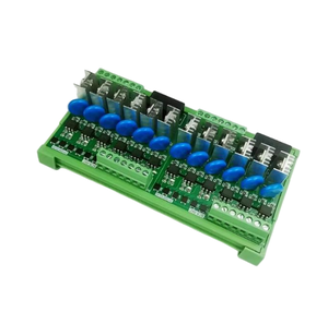 Amplificatore a 10 vie PLC AC scheda a tiristori accoppiatore ottico isolato modulo relè a stato solido senza contatto 220V moduli elettronici kit - Product Image 1
