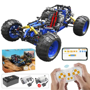Сборка стволовых игрушка 466 шт. RC автомобиль внедорожник восхождение автомобиля App управление программируемый пульт дистанционного управления автомобилем строительные блоки комплект - Product Image 2