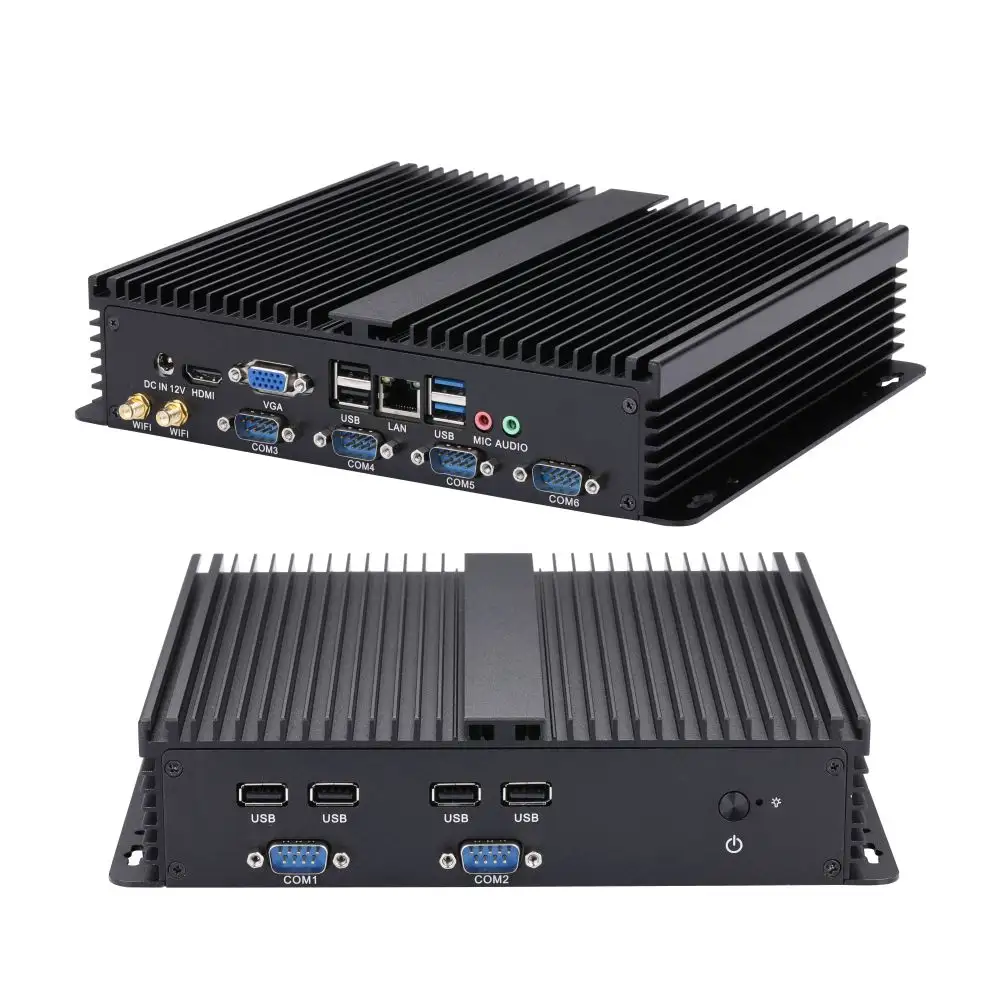 高性能オールインワンコントロールPC Embedded Mini PC Corei3デュアルコア1LAN6USB HDMI