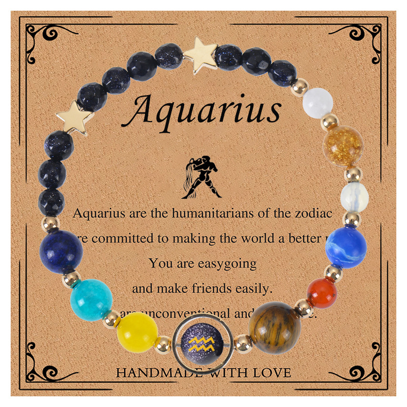 Colorful beads - Aquarius