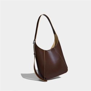 Yeni büyük kapasiteli gidip Tote çanta PU deri yüksek kalite basit koltukaltı çanta tasarımcısı moda lüks omuzdan askili çanta kadınlar için - Product Image 3