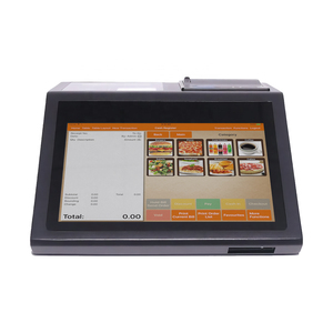 11.6 Inch Touch Screen All-in-One POS System with 58/80mm Printer Scanner 2D Scanner Windows/Android Pos System for Restaurant