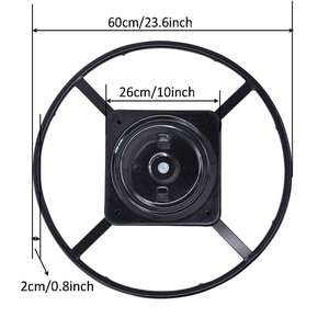 New Bar Stool Office Chair Base 360 Degree Rotate Round Recliner Bracket Mechanism Bottom <strong>Swivel</strong> Plates Chair Base for Lazy Sofa - Product Image 2
