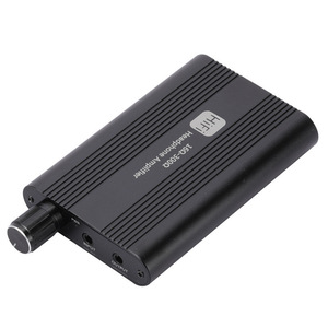 Amplificador portátil Amp Salida de audio estéreo con interruptor Amplificador de auriculares HiFi de doble salida alimentado