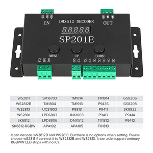 SP201E <strong>Ws2811</strong> 1903 6812 512 Channels DMX SPI <strong>Decoder</strong> - Product Image 5
