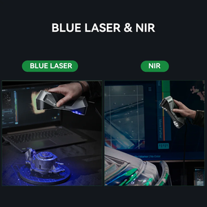 Nuevo escáner CR-Scan Raptor 3D de mano, Industrial luz azul, seguimiento antivibración, hasta 60 FPS, escáner 3D de velocidad de escaneo