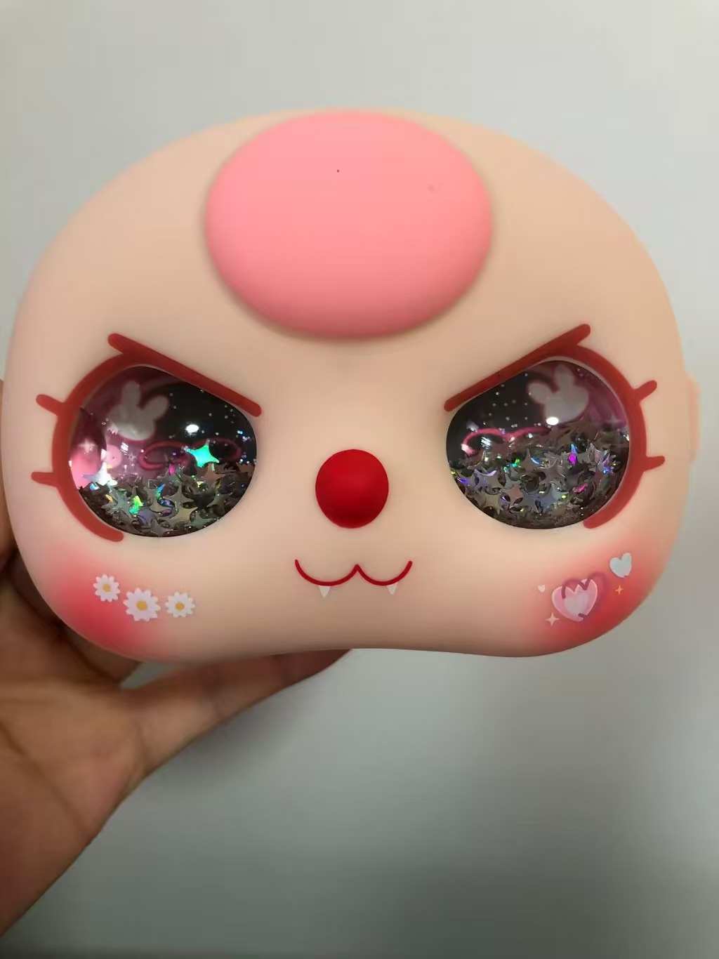 Lapin rose - 100 corps (Oeil avec coquille aléatoire)