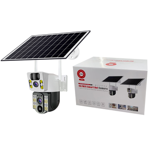 4MP Dual Lens PTZ Solar <strong>Camera</strong> Dual Screens PIR Human Tracking Outdoor Network WIFI Security CCTV Surveillance IP <strong>Camera</strong> - Product Image 4