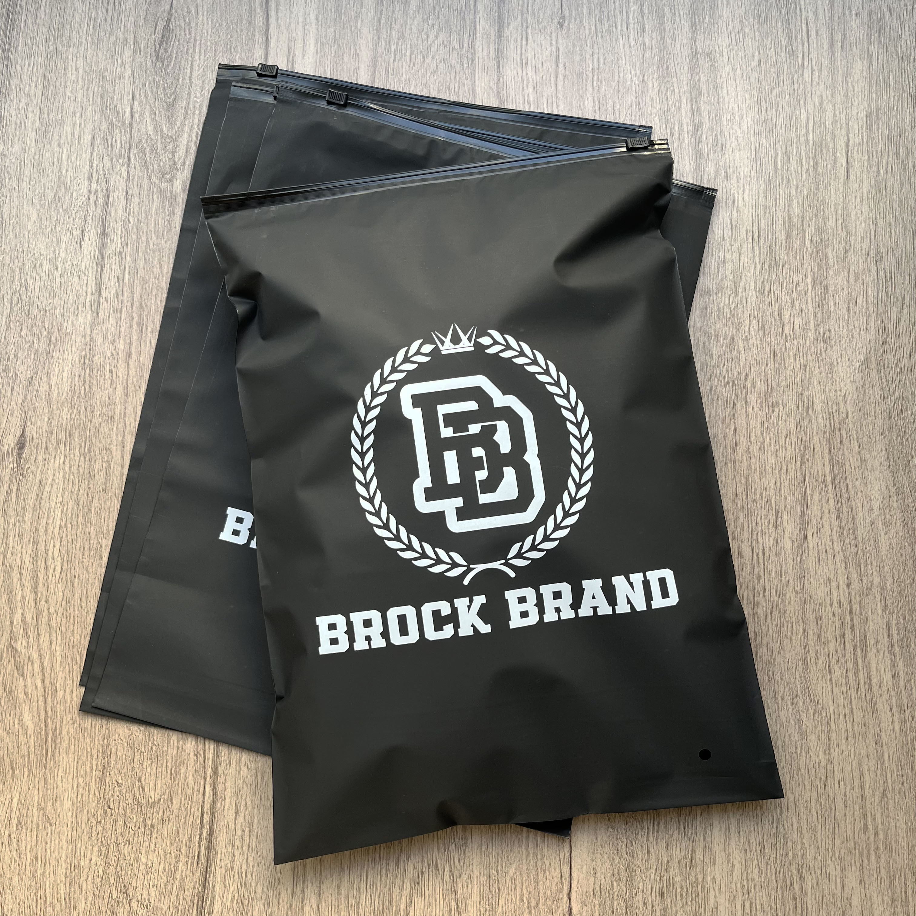Black zipper bag