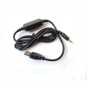 50ซม. สีดำ Usb Dc 5V ถึง Dc 12V ขั้นตอนสายแปลงกับ DC5.5 * 2.1มม. 3.5*1.35มม. 5.5*2.5มม. - Product Image 3