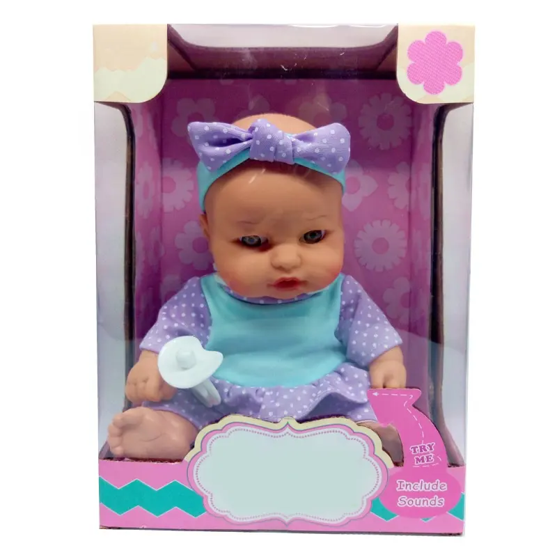 10 inci 12 suara indah boneka terlahir kembali mainan boneka Playhouse untuk mainan anak-anak